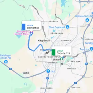 Boka taxiresa med Billinge Taxi i Skövde och Skaraborg